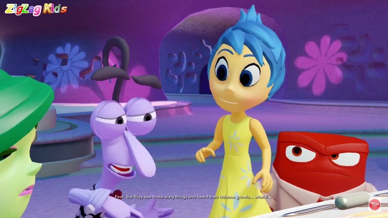 Divertida Mente | Inside Out | Full Movie Game Completo | Disney Infinity 3.0 | ZigZag