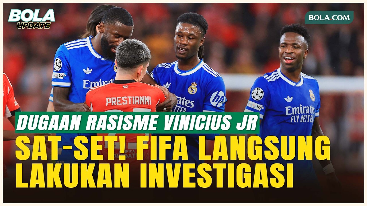 Tegas! FIFA Buka Suara soal Dugaan Rasisme terhadap Vinicius Jr: Tak Ada Ruang Bagi Rasisme