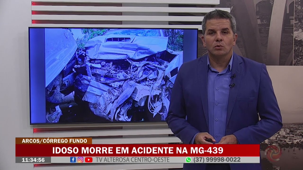 Arcos: Idoso morre em acidente na MG 439