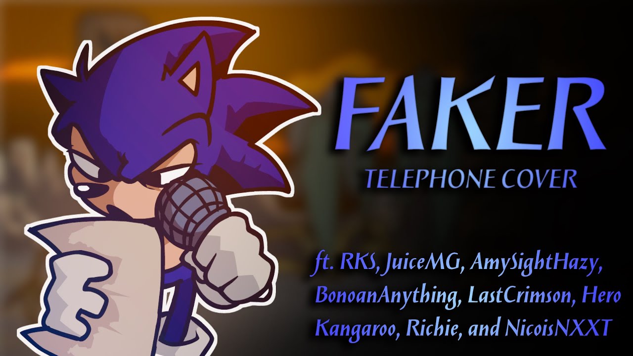 Faker С ТЕКСТОМ (Telephone Cover) | Кавер VS. Sonic.EXE | Специальный выпуск к Хэллоуину!