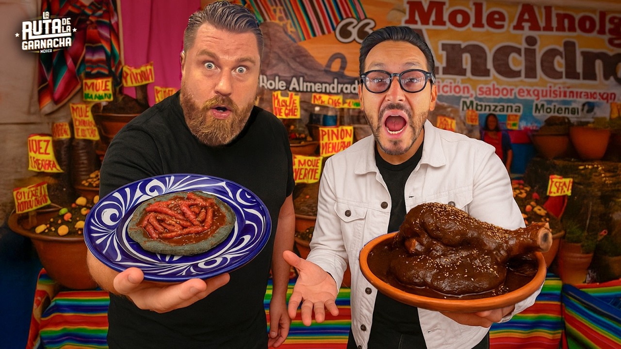 EXTRANJERO PRUEBA el MOLE en la FERIA DE San Pedro Atocpan @nomanchesquerico