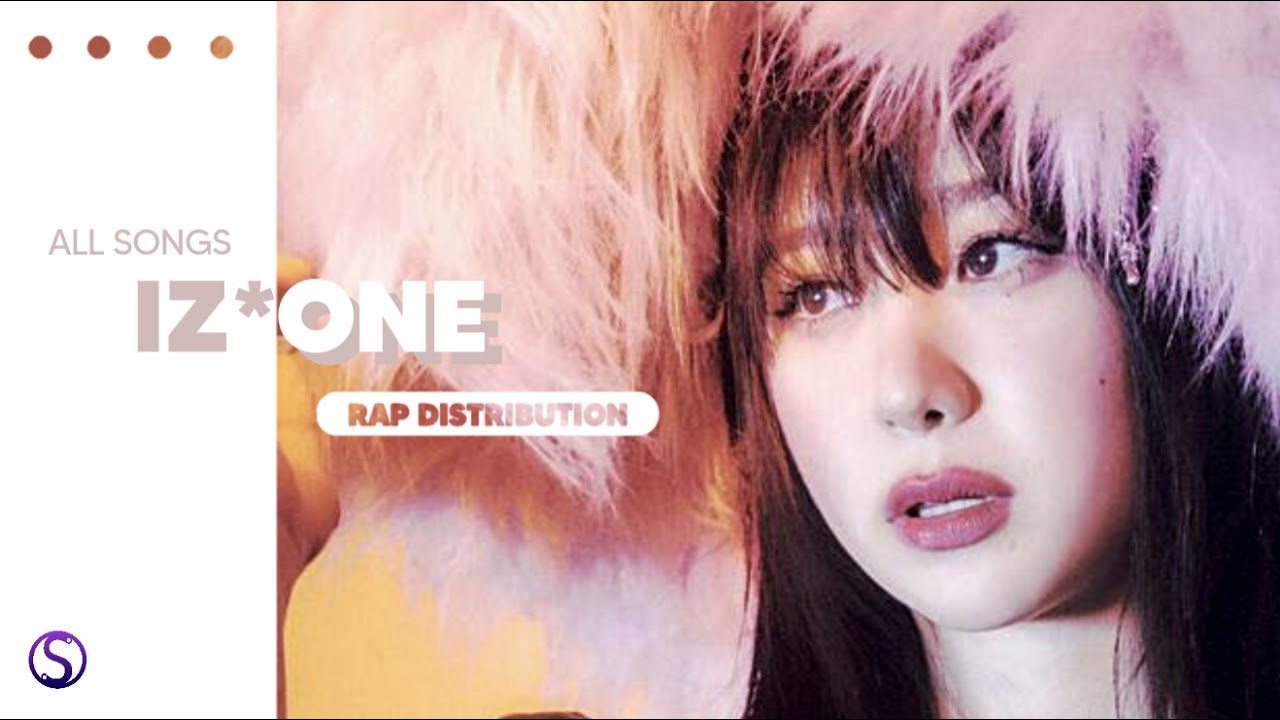 IZ*ONE (아이즈원) - ALL SONGS RAP DISTRIBUTION (Count Produce 48 songs)