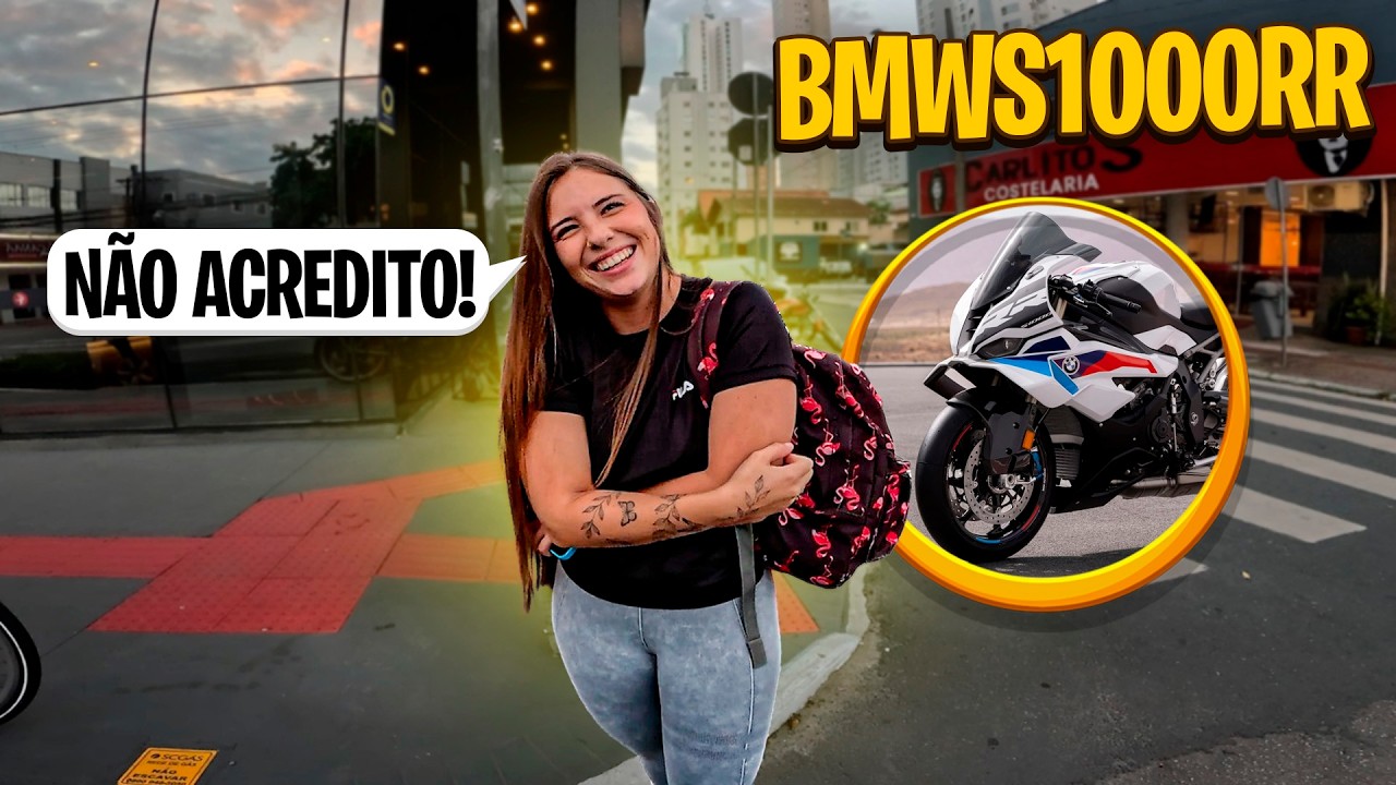 BUSQUEI MINHA NAMORADA NA ACADEMIA DE BMW S1000 R0UBADA…