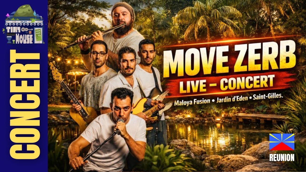 🎶 MOVE ZERB – Maloya Fusion en live | Tiny House Concert | La Réunion