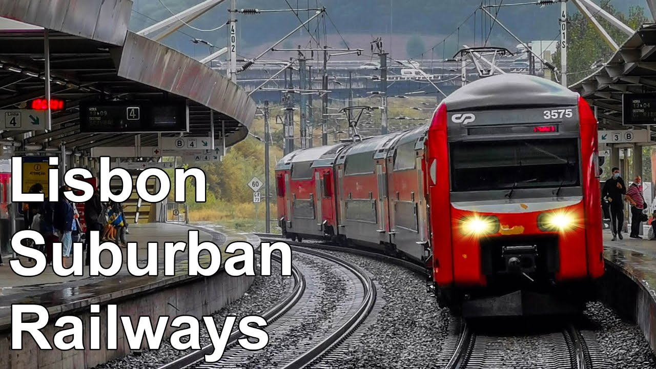 🇵🇹 Suburban Trains in Lisbon - CP Urbano & Fertagus - Comboios Suburbano Lisboa (2021) (4K)