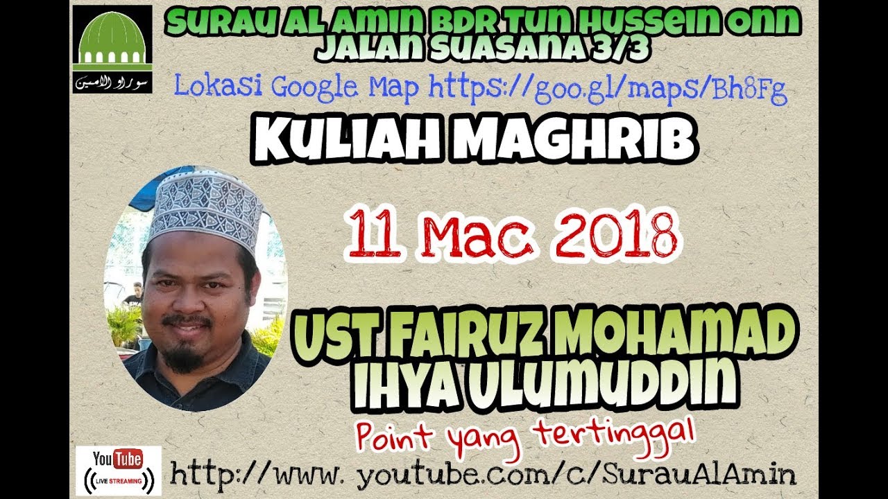 Ihya Ulumuddin - Ust Fairuz
