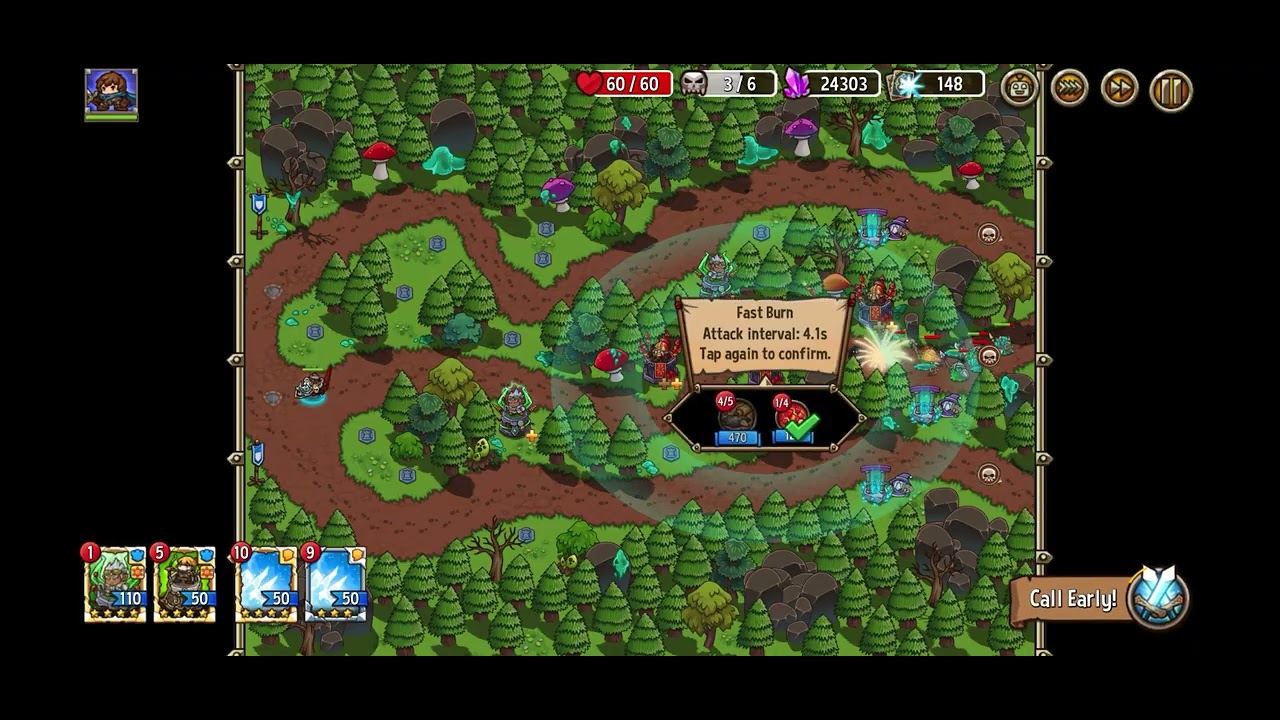 Crazy Defense Hero - Slime Invasion 7 - Evergreen Footpath (Nightmare)