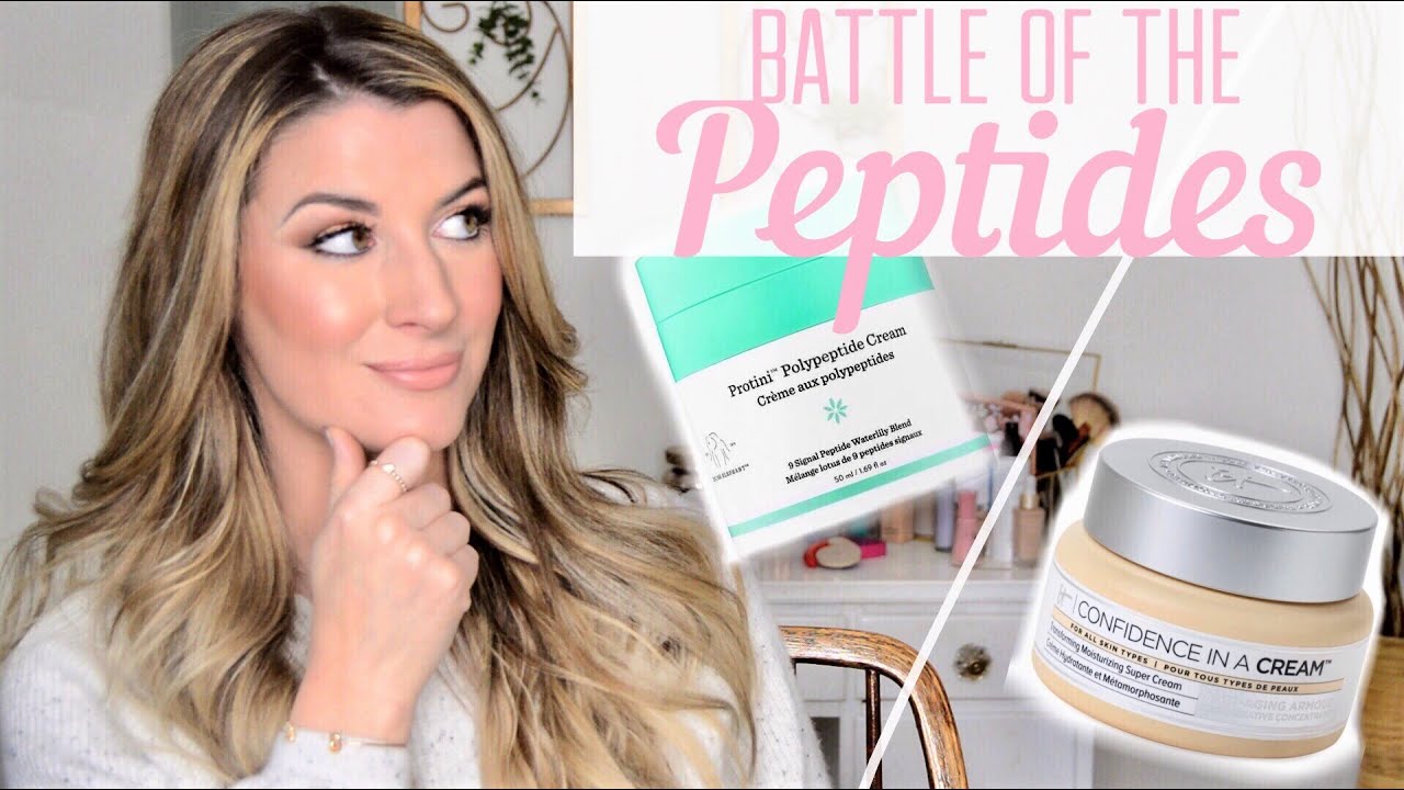 DRUNK ELEPHANT VS. IT COSMETICS | DO PEPTIDES IN SKINCARE REALLY WORK? | BEFORE AND AFTER PICS