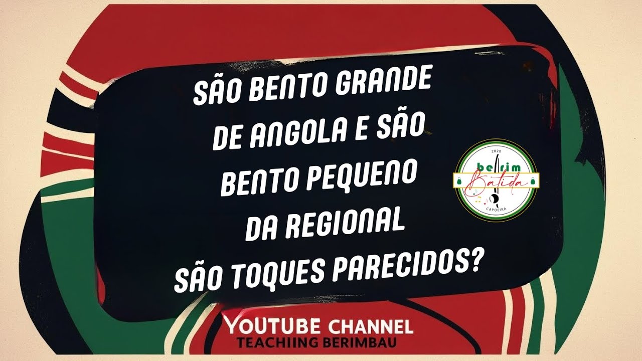 Toque de São Bento Grande de Angola e Toque de São Bento Pequeno da Regional #capoeira #berimbau