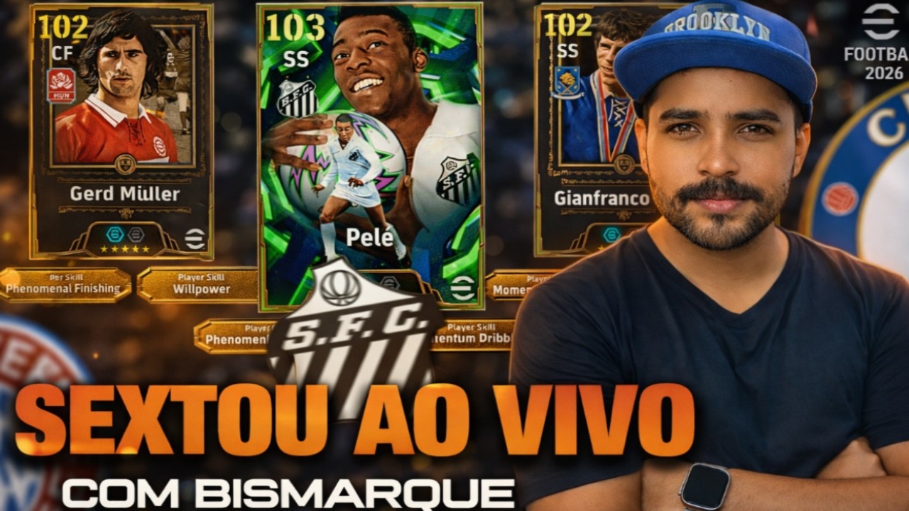 🔥⚽ SEXTOU AO VIVO COM BISMARQUE | JOGANDO EVENTOS E DIVISÃO | EFOOTBALL 2026