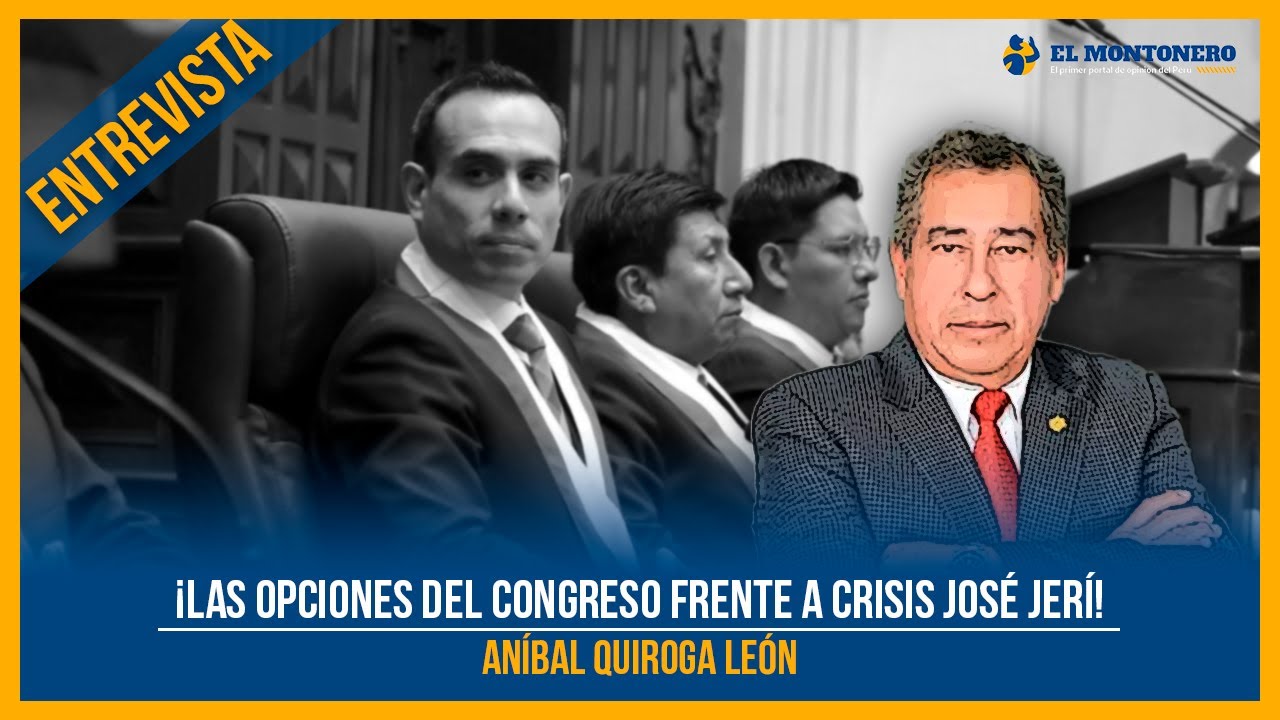 ¡Las opciones del Congreso frente a crisis José Jerí!