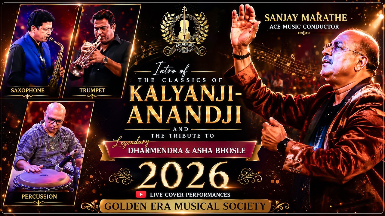 Intro of The Classics of Kalyanji-Anandji 2026 | Sanjay Marathe Live | Golden Era Musical Society