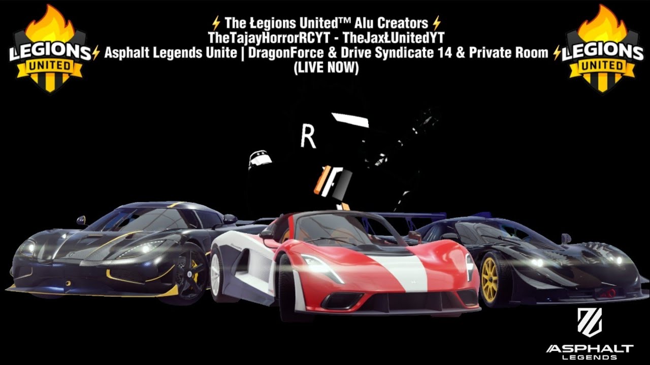 Asphalt Legends Unite | DragonForce & Drive Syndicate 14 & Private Room | PS5 Silm Gameplay Stream🔥
