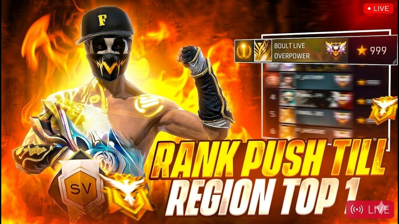 🔴 Free Fire Live Tamil | Special Game Play 🔥 | Rank Push + Custom Room | BOULT LIVE !!!! 😁