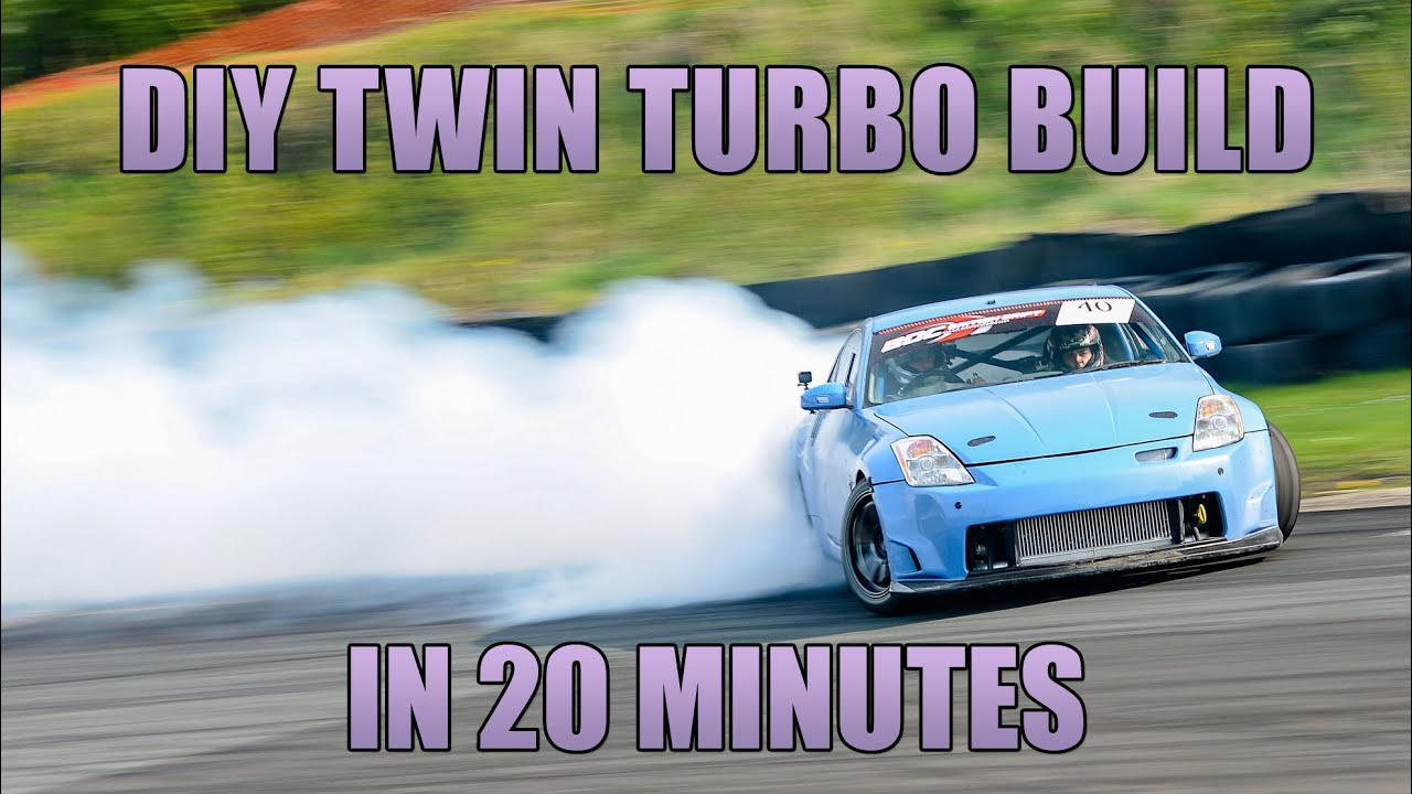 350Z Twin Turbo Conversion In 20 Minutes