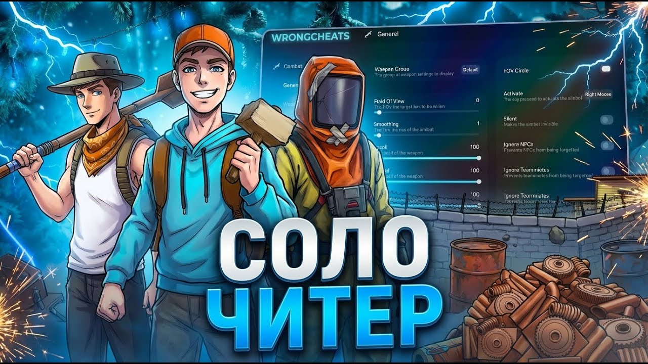 SOLO WITH WrongCheats | Rust