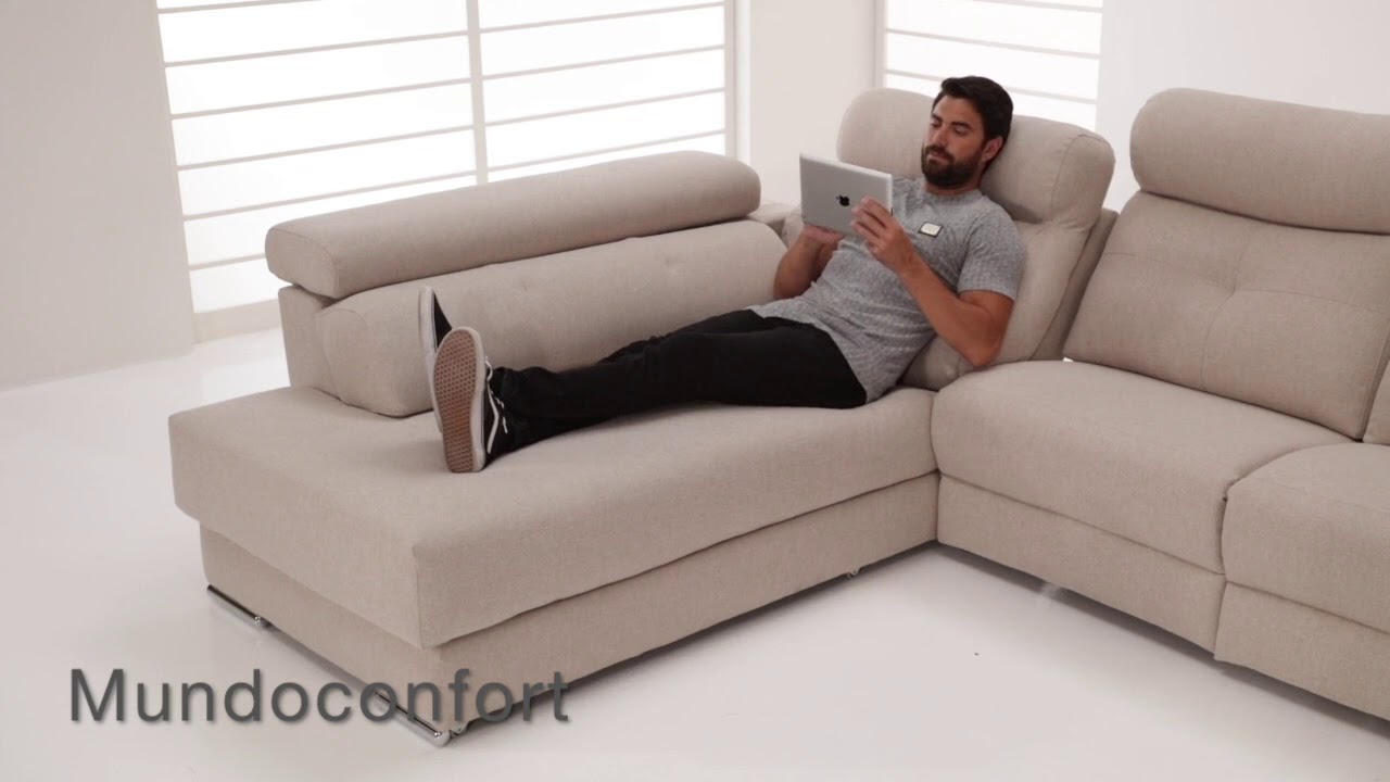 Sofá Chaiselongue Meridien  en  Mundoconfort.