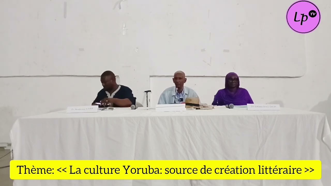 A à découverte du Yoruba avec M. Louis CAMARA, écrivain sénégalais et spécialiste du Yoruba Partie 1
