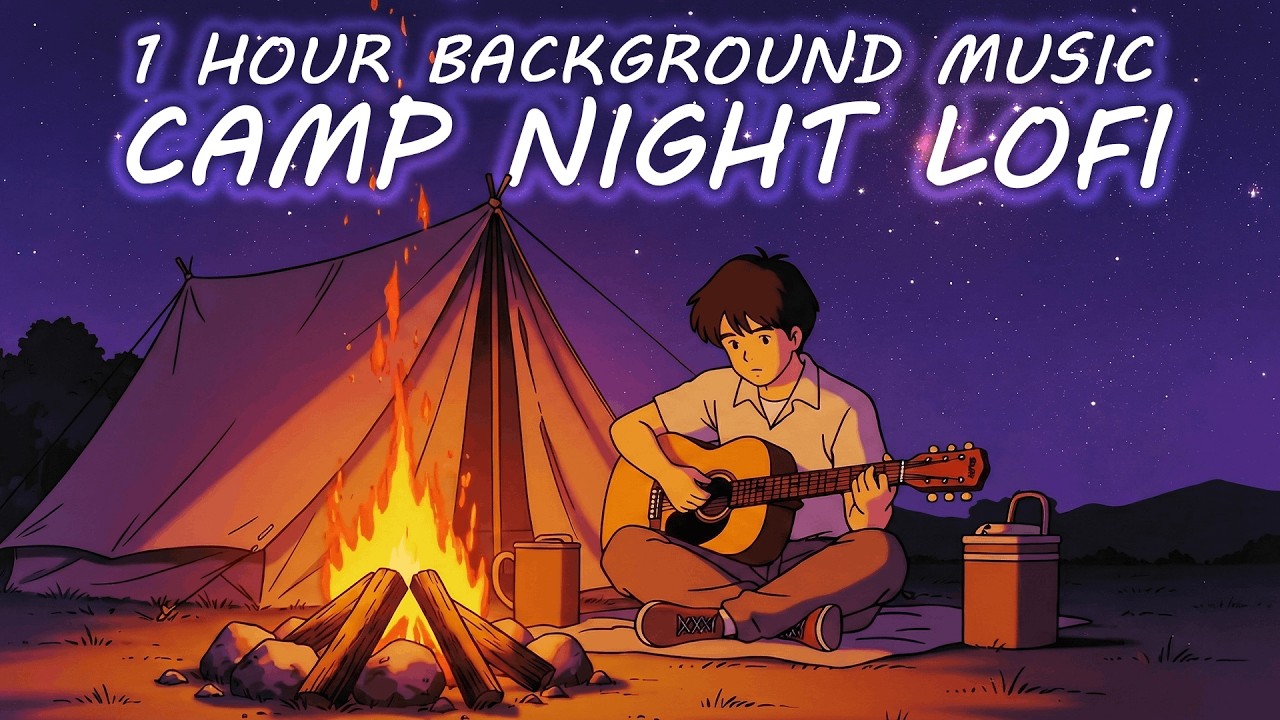 Amber Night Camp Background Music (1 Hour) - Fever Wyat