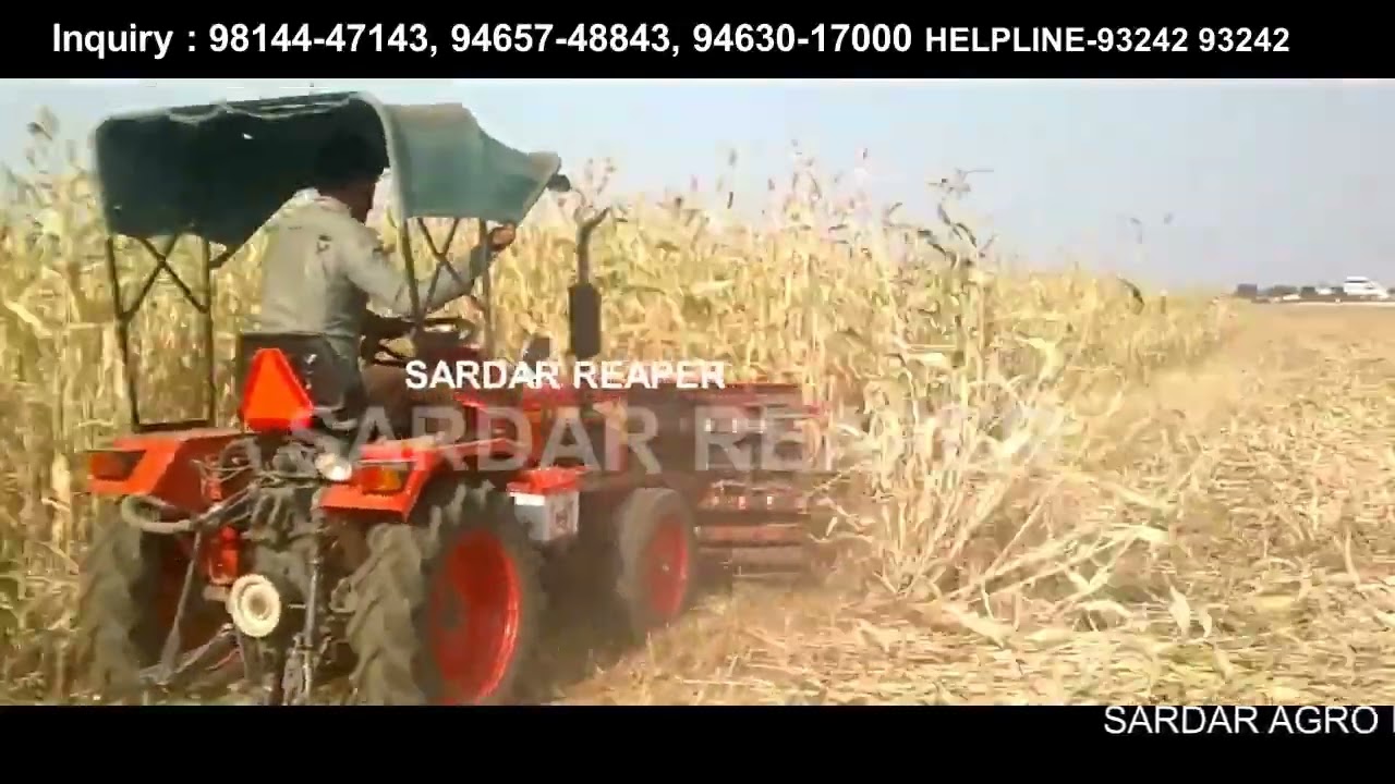 SARDAR MINI TRACTOR REAPER MACHINE,YUVRAJ 215,REAPER MACHINE|PUNJAB   98144-47143