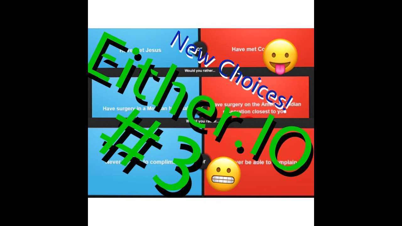 TRICKY CHOICES!! | Either #3 ✔️