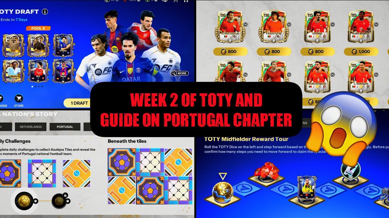 TOTY Week 2 New TOTY Players, Portugal Nations League Complete Guide, FREE Players & Draft Pick🔥‼️