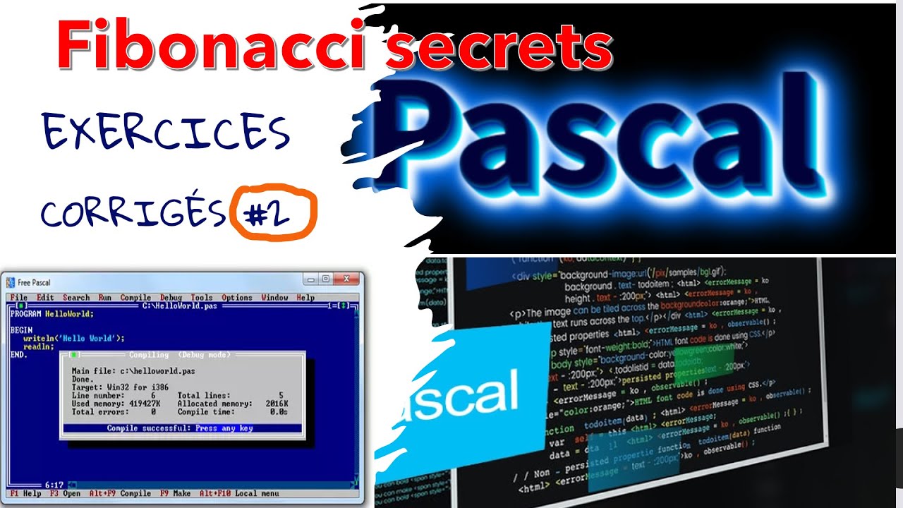la Suite de Fibonacci en Pascal