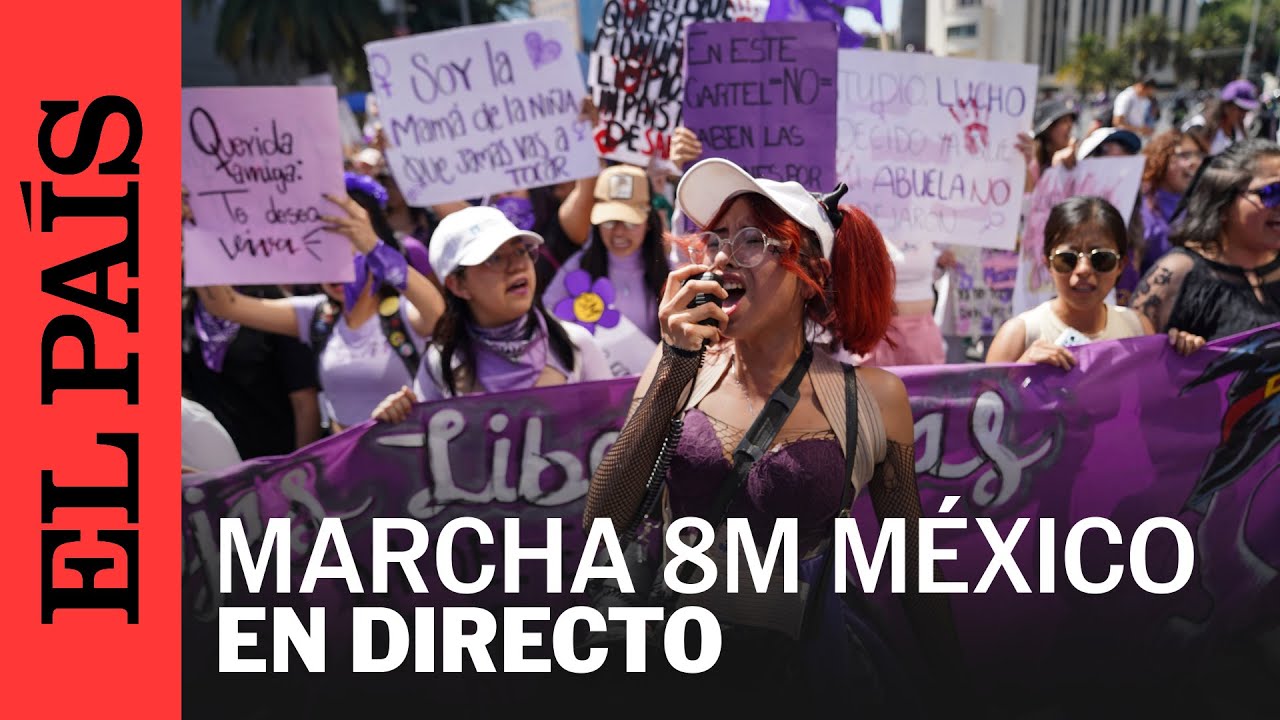 DIRECTO 8M | Marcha por el Día Internacional de la Mujer en Ciudad de México