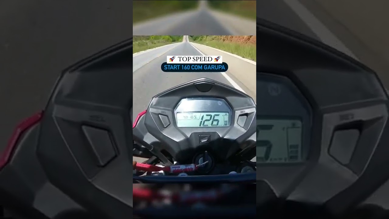 TOP SPEED START 160 😱🚀#start160 #titan160 #fan160 #topspeed #start #cg160 #cg160start #cg160fan