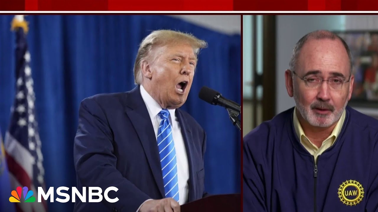 UAW president blasts Trump, says Trump didn't stand with the working class