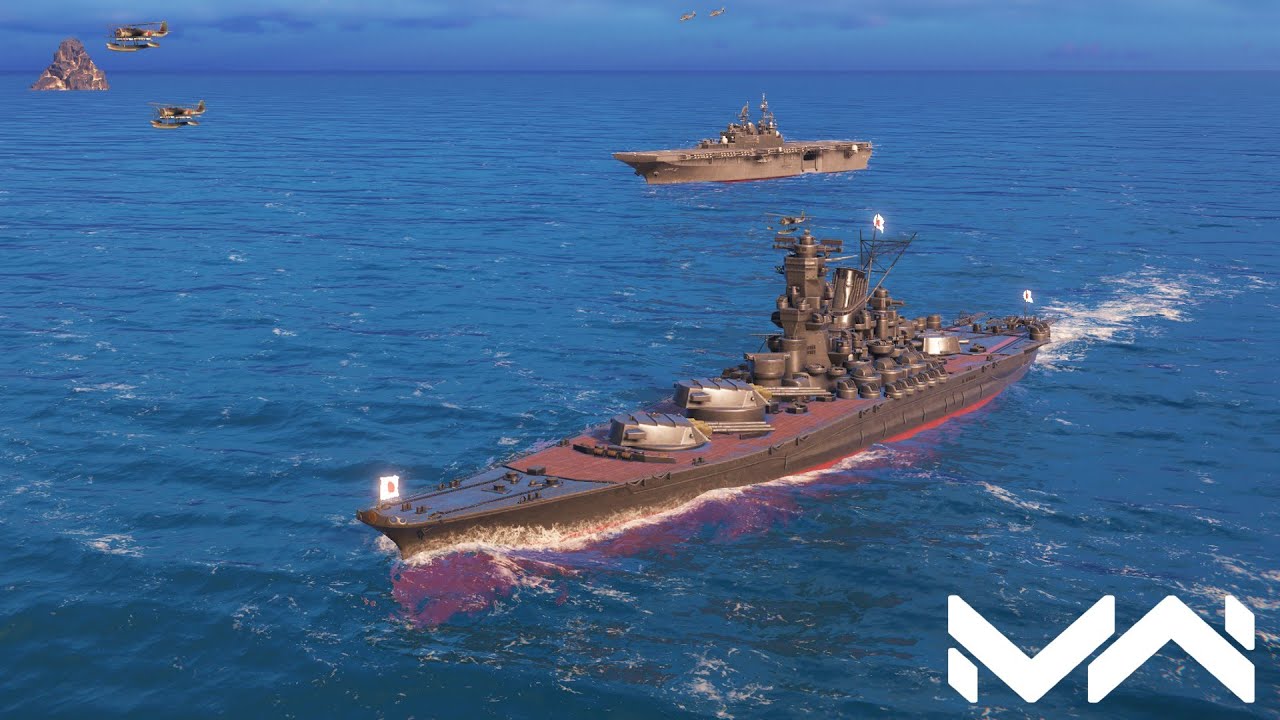 IJN Yamato - No Missile.. Weak Air Defense.. But Very Horrible Main Cannon - Modern Warships