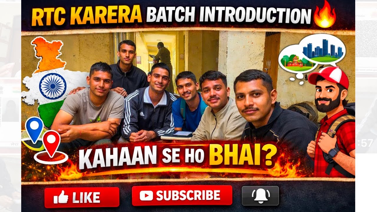 RTC Karera Batch Introduction 🔥 Kahan Se Ho Bhai? 😎