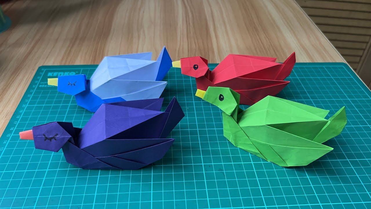 Easy Origami Duck Tutorial | Cute Paper Duck for Beginners