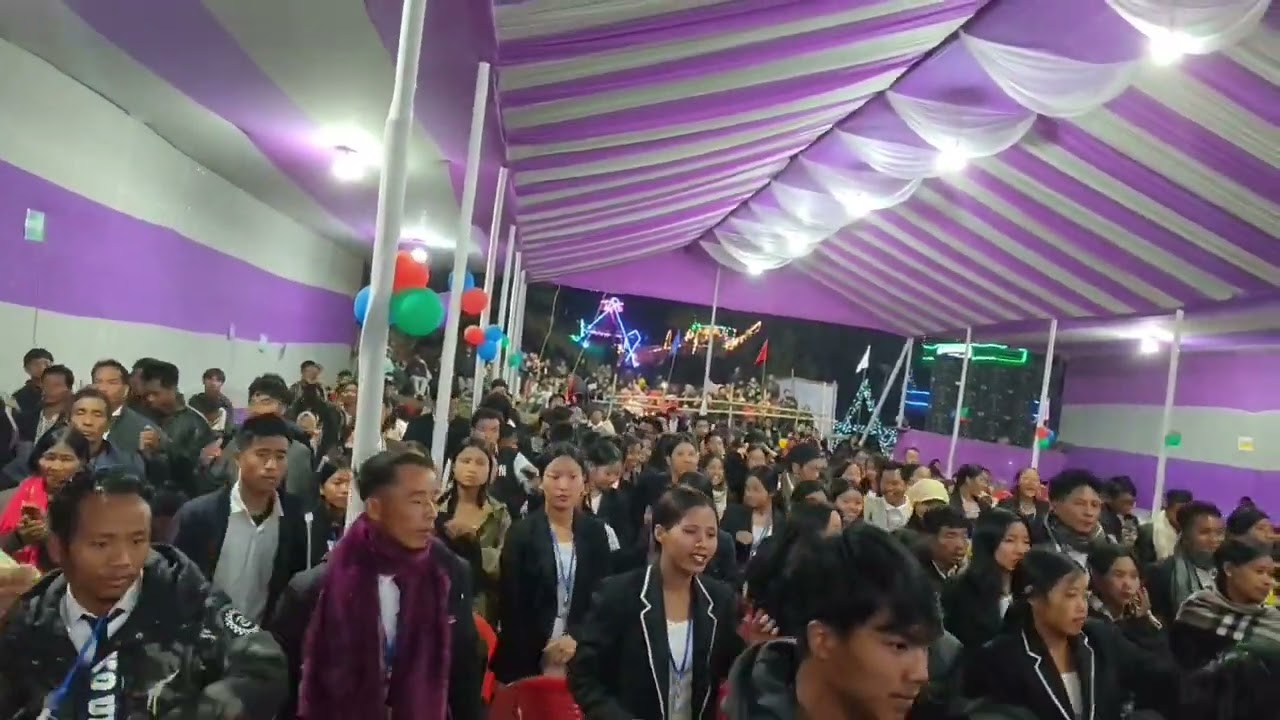 A beautiful moment of Praise and Harmony during the Silver Jubilee Celebration 2025 at Longkhaw 