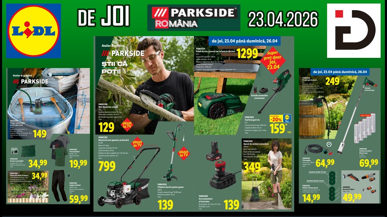 LIDL | DE JOI 23.04.2026 | PARKSIDE&reg; ROMANIA