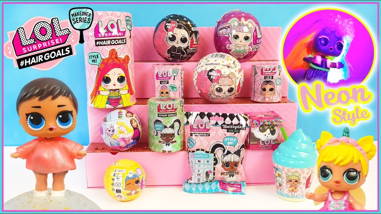 Nuevas LOL Hair Goals 2. Abriendo LoL Surprise Orginales Vs Fakes. LaS LOL Fakes más BONITAS!!!