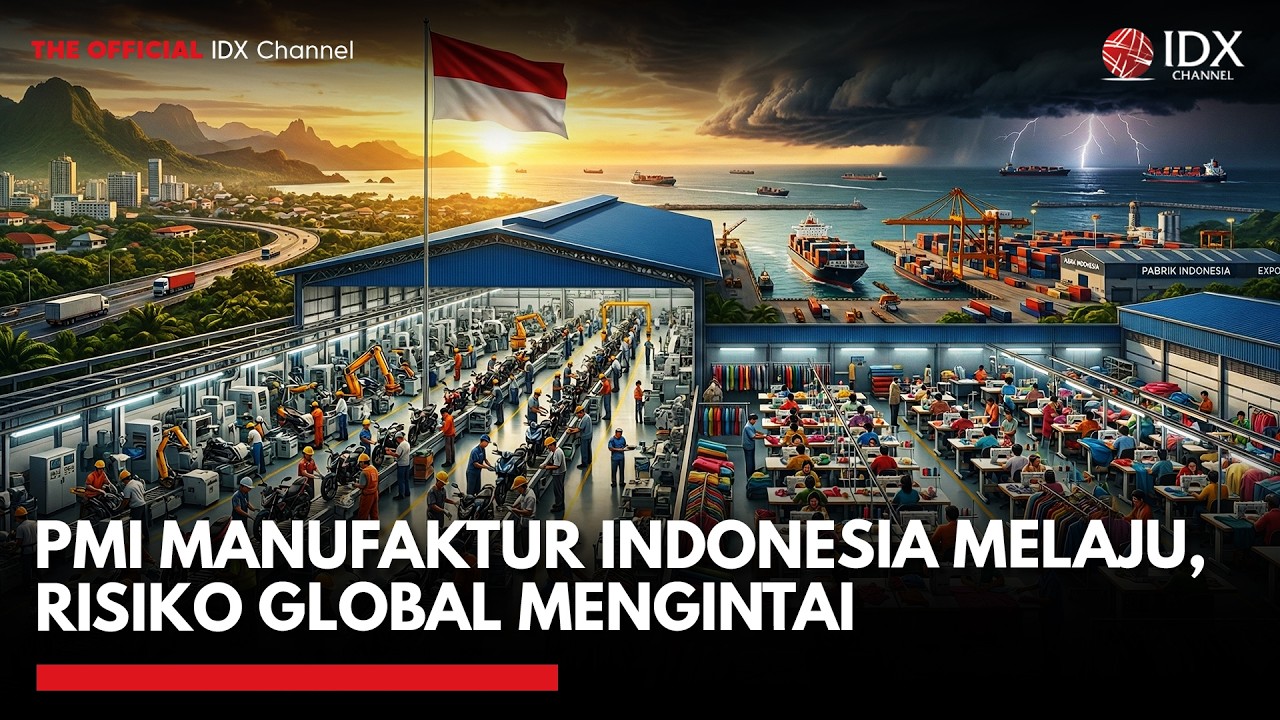 PMI Manufaktur Indonesia Melaju, Risiko Global Mengintai | MARKET REVIEW