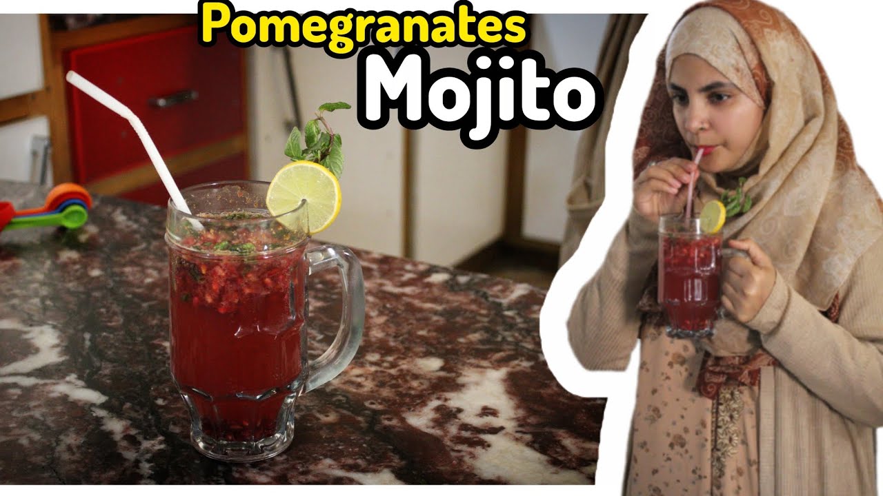 Pomegranate Masala Mojito | Summer Special Refreshing Drink | Anar Mint Mocktail Recipe
