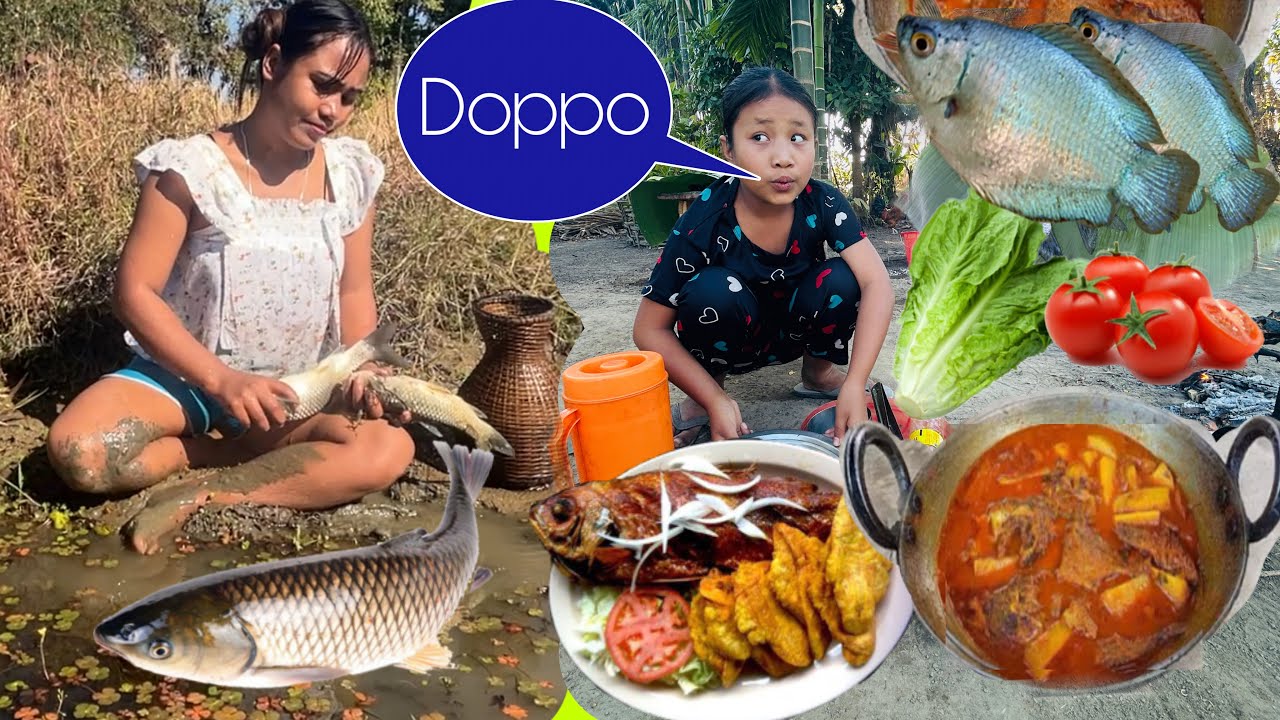 Деревенская кухня 🥘 ॥Рыбное карри с морковью 🍅॥MOMI KUTUM ❤️