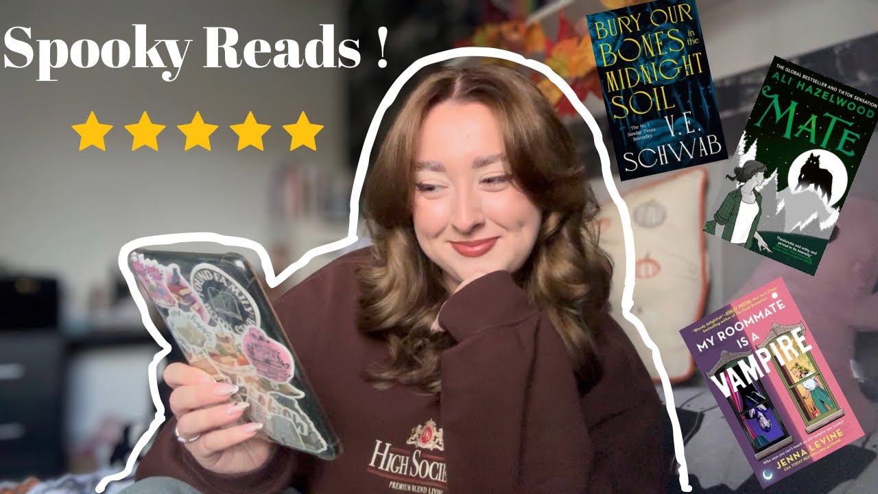 Читаем жуткие книги на неделю | Видеоблог о чтении на Хэллоуин 🎃 👻 | HiI’mLiv