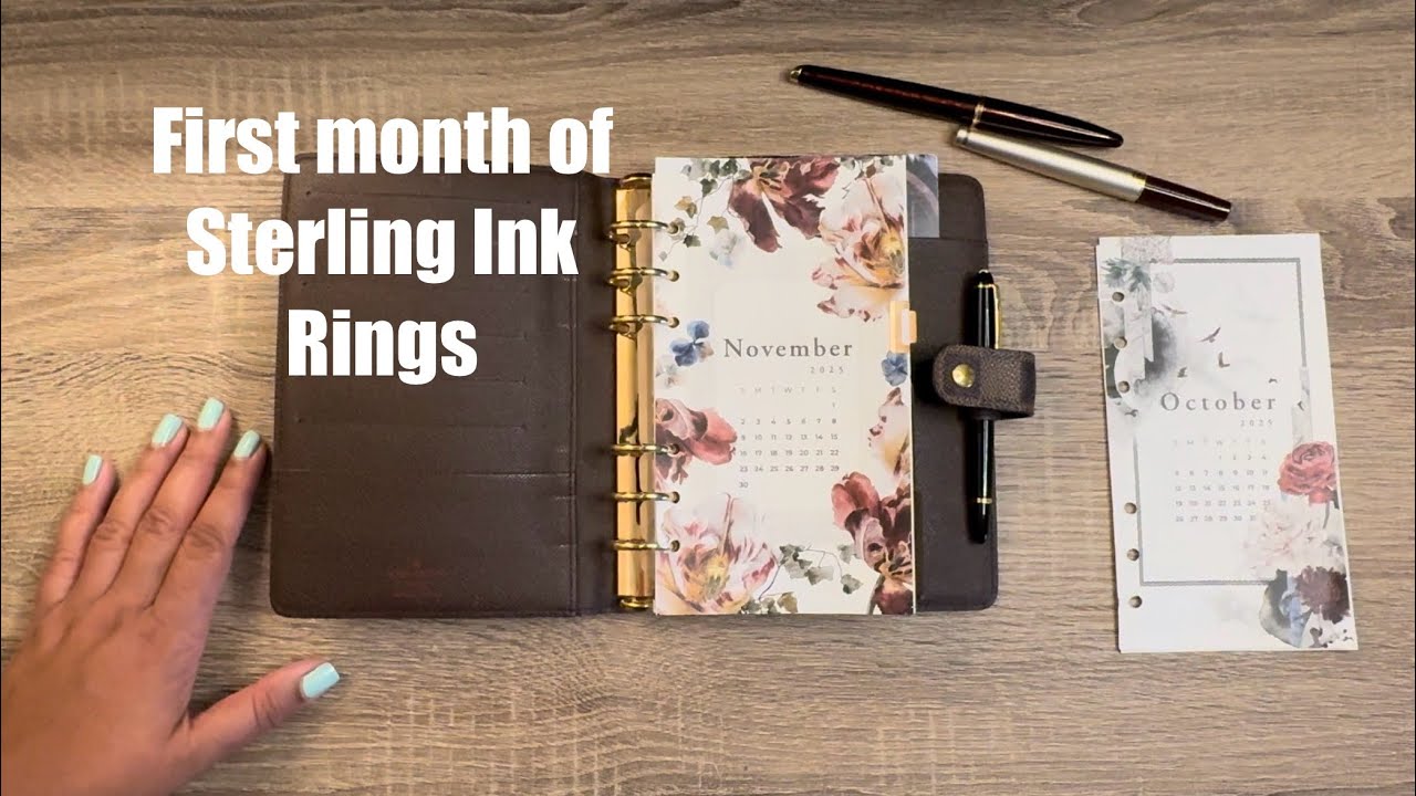 One month of Weekly Inserts | 2026 Sterling Ink Personal Ring Planner
