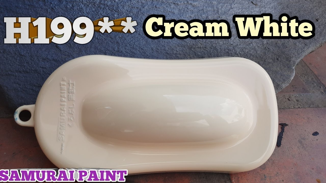 H199** Cream White of Samurai Paint