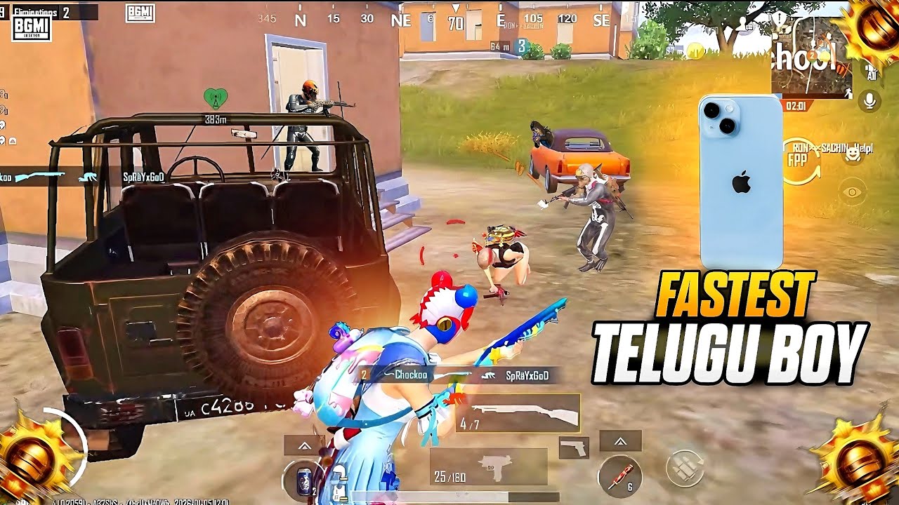 The Fastest Telugu Boy🔥 | BGMI Gameplay