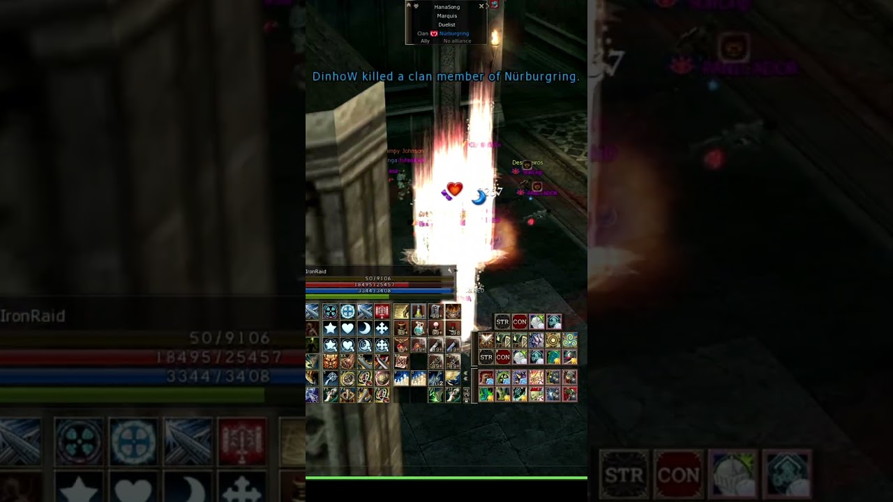 L2 AMERIKA H5  Gladiator (Duelist) #dl #duelist #pvp #lineage2highfive #mmorpg #siege #boss