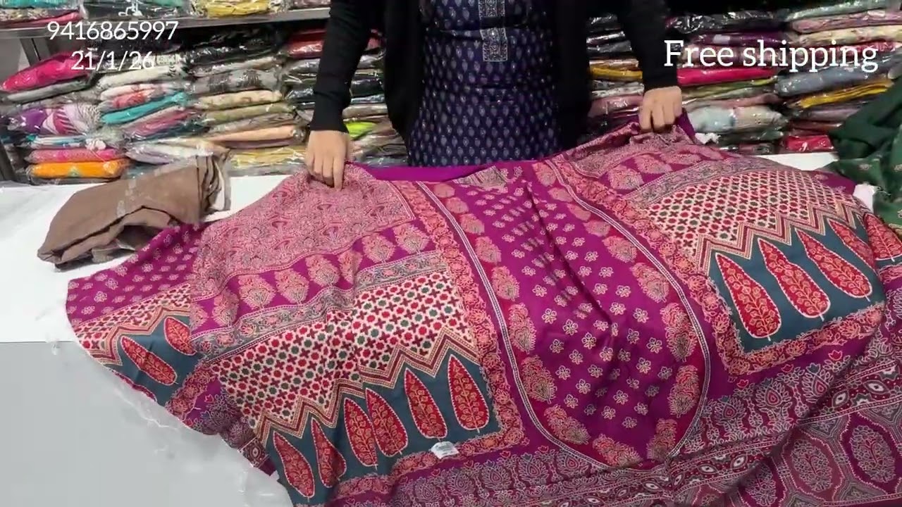 Pure pashmina kilo wala fabric off ke sath @ Pooja rathee 
