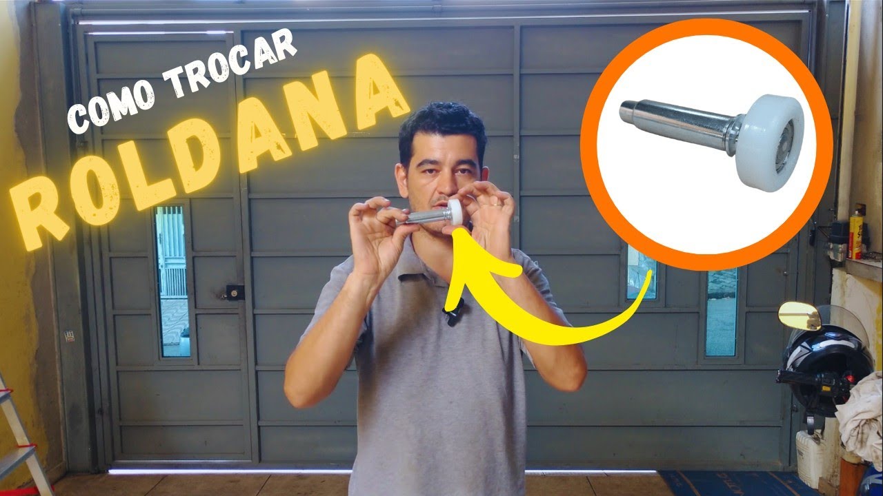 COMO TROCAR A ROLDANA DO PORTÃO BASCULANTE