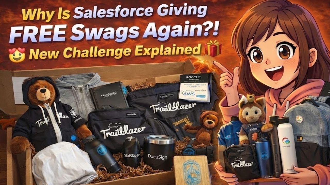 Почему Salesforce снова раздаёт бесплатные сувениры?! 😱 Новое задание объяснено 🎁 | Спешите! #sal...