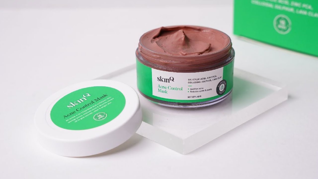 Best Face Mask for Acne | SkinQ Acne Control Mask | Dermatologist Formulated | 5-in-1 Active Formula