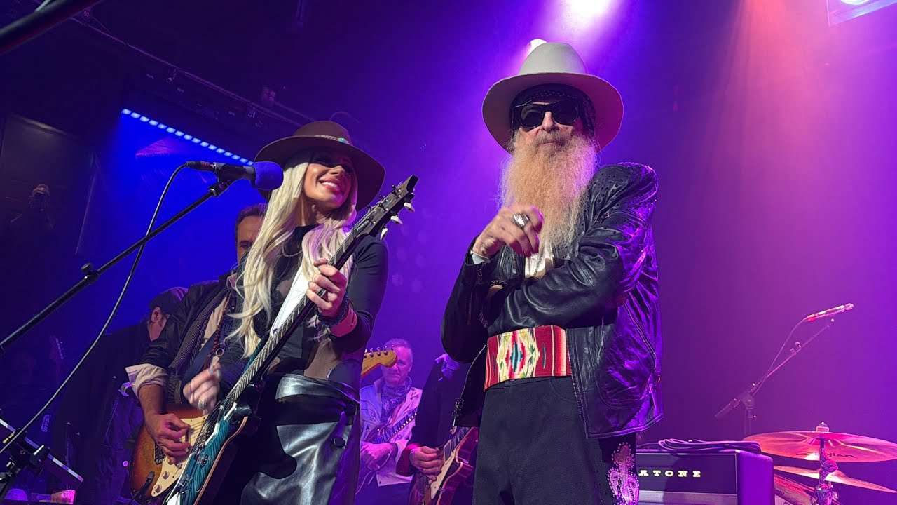 Billy Gibbons & Orianthi “Sharp Dressed Man” 12/18/25 Troubadour, Hollywood, CA 