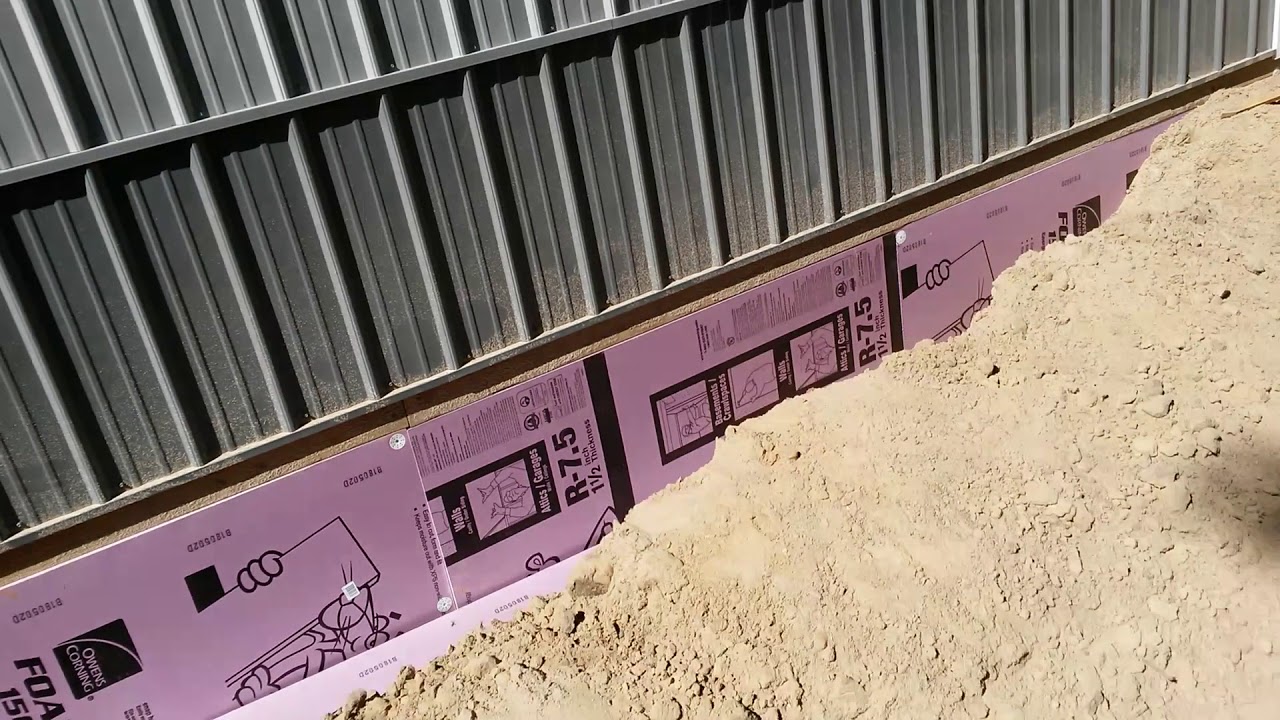 Pole Barn Radiant Floor Slab Perimeter Insulation Ideas